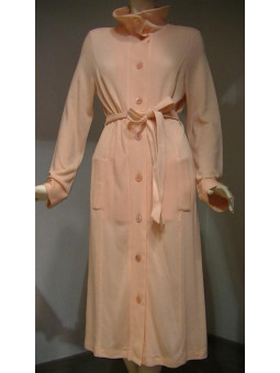 robe de chambre boutonnée