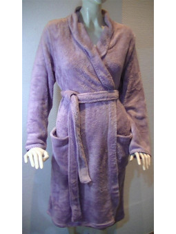 robe de chambre col châle...