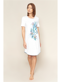 chemise de nuit col rond