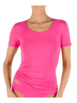 top à manches courtes